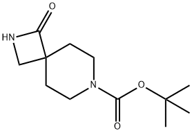 1-氧代-2,7-二氮杂螺[3.5]-7-甲酸叔丁酯 结构式