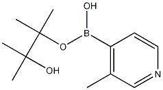 3-甲基吡啶-4-硼酸频哪酯 结构式