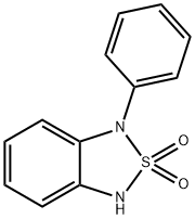 1-Phenyl-1,3-dihydro-2,1,3-benzothiadiazole 2,2-dioxide 结构式