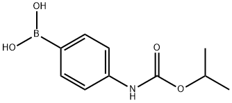 4-(Isopropoxycarbonylamino)phenylboronic acid 结构式