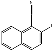 2-碘-1-萘腈 结构式