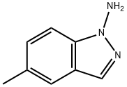 5-甲基-1H-吲唑-1-胺 结构式