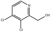 (3,4-二氯吡啶-2-基)甲醇 结构式