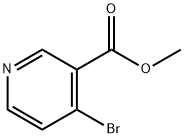 4-溴吡啶-3-羧酸甲酯 结构式