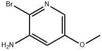 2-溴-5-甲氧基-吡啶-3-胺 结构式