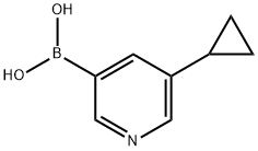 3-环丙基-5-吡啶硼酸 结构式