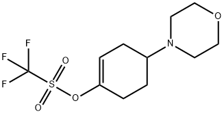 4-MORPHOLINOCYCLOHEX-1-EN-1-YL TRIFLUOROMETHANESULFONATE 结构式