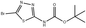 N-BOC-2-氨基-5-溴[1,3,4]噻二唑 结构式