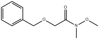 N-甲氧基-N-甲基-2-(苯基甲氧基)乙酰胺 结构式