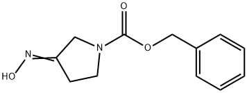 benzyl 3-(hydroxyimino)pyrrolidine-1-carboxylate 结构式
