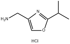 4-氨甲基-2异丙基噁唑盐酸盐 结构式