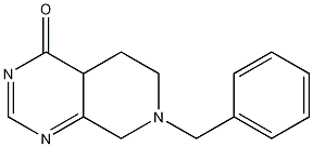 7-苄基-5,6,7,8-四氢吡啶并[3,4-D]嘧啶-4(3H)-酮 结构式