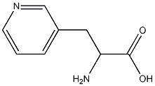 DL-3-(3-吡啶基)-丙氨酸 结构式