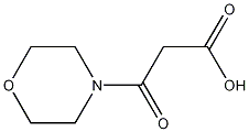 3-吗啉-4-基-3-氧代-丙酸 结构式