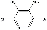 4-Pyridinamine, 3,5-dibromo-2-chloro 结构式