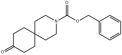 9-氧代-3-氮螺环[5,5]十一烷-3-甲酸苄酯 结构式