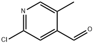2-氯-4-甲酰基-5-甲基吡啶 结构式