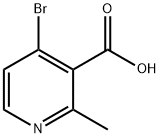 4-溴-2-甲基烟酸 结构式