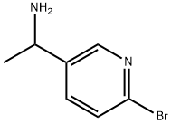 1-(6-溴吡啶-3-基)乙胺 结构式