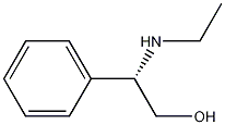 (BETAS)-BETA-乙基氨基苯乙醇 结构式