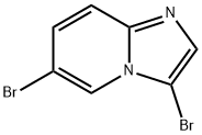 3-溴-6-溴咪唑并[1,2-A]吡啶 结构式