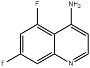 4-Amino-5,7-difluoroquinoline 结构式