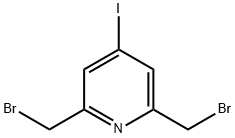 4-Iodo-2,6-bis(bromomethyl)pyridine 结构式