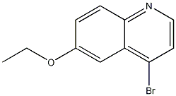 4-BROMO-6-ETHOXYQUINOLINE 结构式