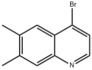 4-溴-6,7-二甲基喹啉 结构式