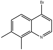 4-BROMO-7,8-DIMETHYLQUINOLINE 结构式