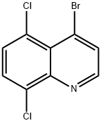 4-BROMO-5,8-DICHLOROQUINOLINE 结构式