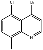 4-BROMO-5-CHLORO-8-METHYLQUINOLINE 结构式