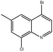 4-BROMO-8-CHLORO-6-METHYLQUINOLINE 结构式
