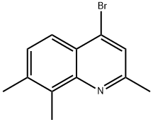 4-溴-2,7,8-三甲基喹啉 结构式