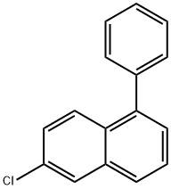 6-Chloro-1-phenylnaphthalene 结构式