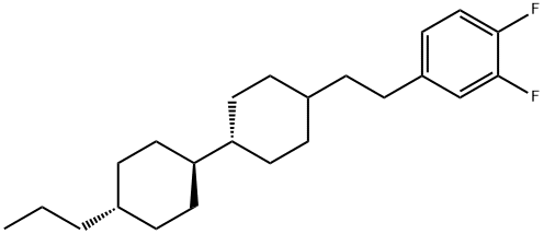 4'-[2-(3 4-DIFLUORO-PHENYL)-ETHYL]-4-PROPYL-BICYCLOHEXYL 结构式