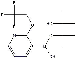 2-(2,2,2-三氟乙氧基)吡啶-硼酸频哪酯 结构式