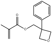 2-Methylacrylic Acid 3-Phenyloxetan-3-yl Ester 结构式