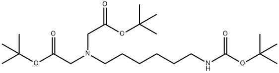 Bis(tert-butyl)-N-boc-aminohexyliminodiacetate 结构式