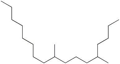 5,9-dimethylheptadecane 结构式