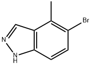 5-溴-4-甲基-1H-吲唑 结构式