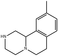 10-METHYL-2,3,4,6,7,11B-HEXAHYDRO-1H-PYRAZINO[2,1-A]ISOQUINOLINE 结构式
