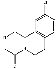 10-氯-1,2,3,6,7,11B-六氢-4H-PYRAZ炔O[2,1-A]异喹啉-4-酮 结构式