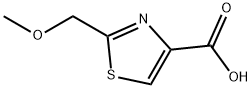2-(甲氧基甲基)-1,3-噻唑-4-甲酸 结构式
