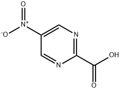 5-硝基嘧啶-2-羧酸 结构式