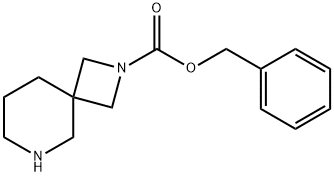 2,6-二氮杂螺[3.5]壬烷-2-甲酸苄酯 结构式