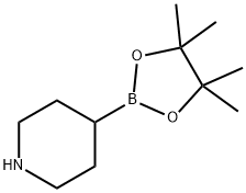 哌啶-4-硼酸频哪醇酯 结构式