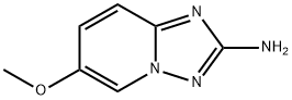 6-甲氧基-[1,2,4]三唑并[1,5-A]吡啶-2-胺 结构式