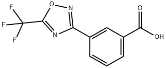 3-(5-(三氟甲基)-1,2,4-恶二唑-3-基)苯甲酸 结构式