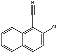 2-Chloronaphthalene-1-carbonitrile 结构式